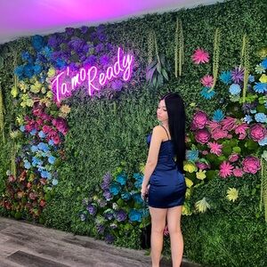 Oh Polly Midnight Blue Mini Dress